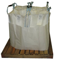 4-pack of drum bags ready for filling to replace fiber drums