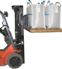 drum bag fiber drum replacements on forklift